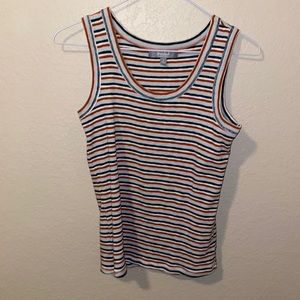 Marled essentials stripped tank